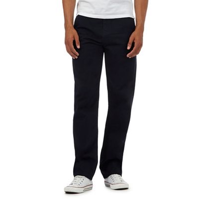 St George by Duffer Navy twill chinos